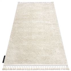 Sala SAFI Bianca 60x200 cm Marocchino Stile berbero Tappeto Berber Shaggy RugsX Passatoia Corridoio per Cucina Frange